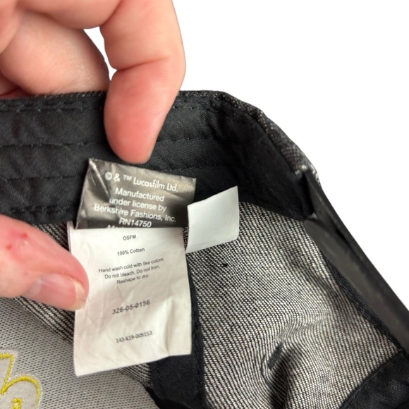 EUC Star Wars Black Cap with Yellow Logo - Picture 5 of 8